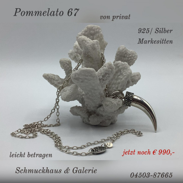 Falls Ihr schon immer mal Lust auf ein stylisches Collier hattet !! #pommelatojewelry #lifestyle # #stylefashion #glück #pommelato #silberfashion #shopping #timmendorferstrand🐟🐟 #lübeckerbucht #schmuckhaus23669🌹 #gift #glücklich - Schmuckhaus & Galerie Timmendorfer Strand